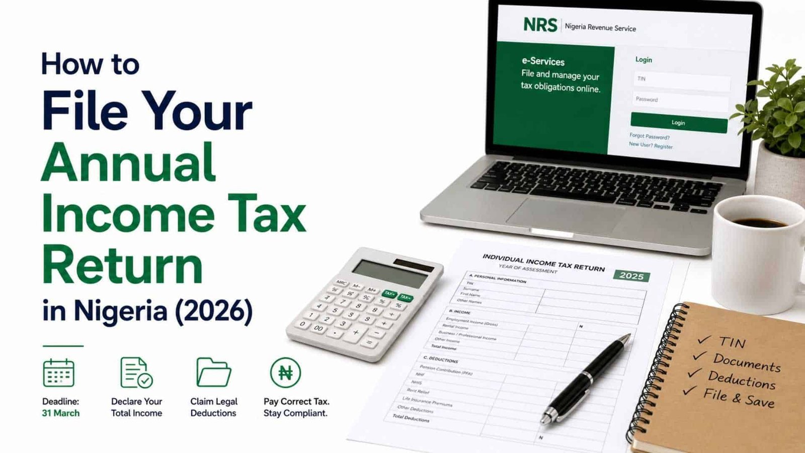 How to File Your Annual Income Tax Return in Nigeria (2026)